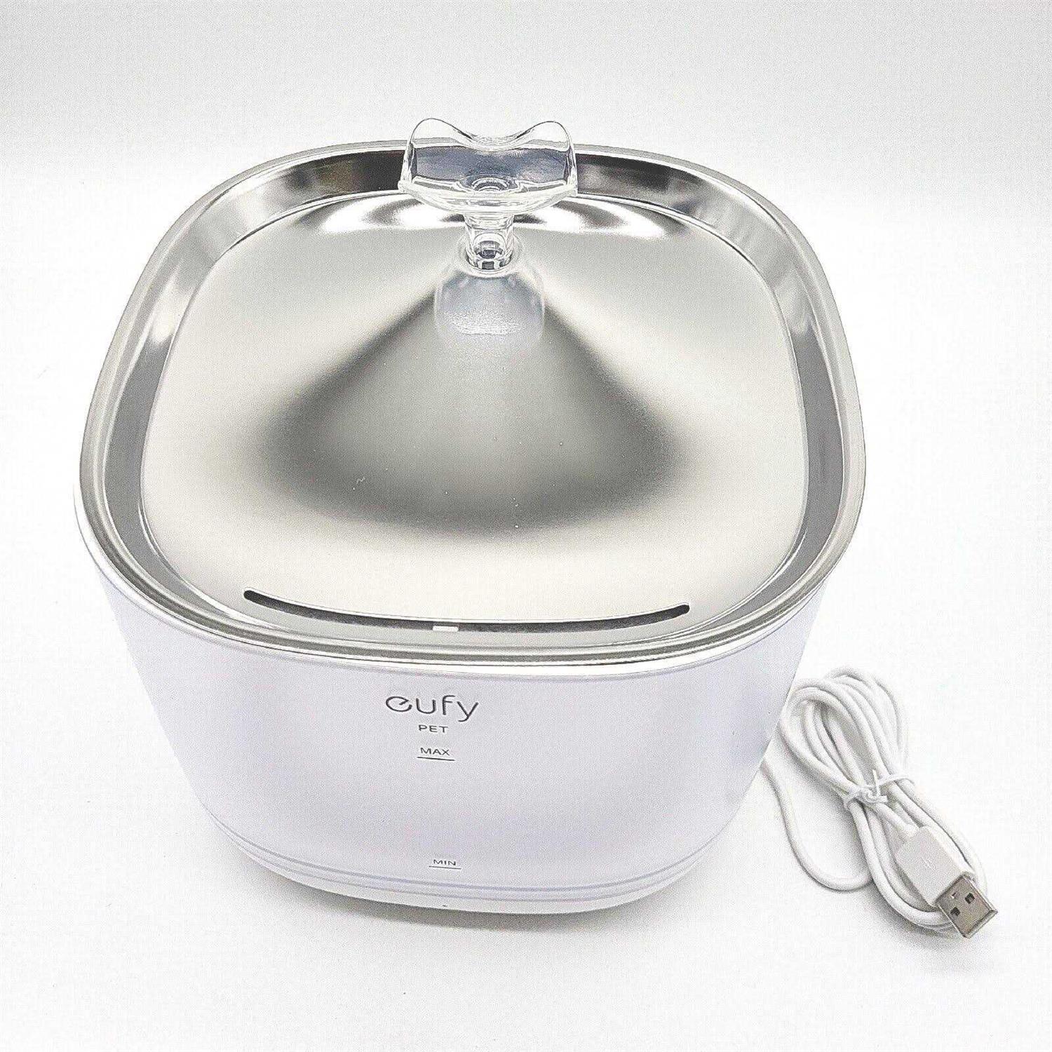 eufy Security eufy Pet Water Fountain, SafeSip Pump cat Water Fountain for Small Dogs and Cats