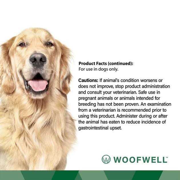WoofWell Golden Retrievers Health Support Bacon Flavored Soft Chews Dog Supplement