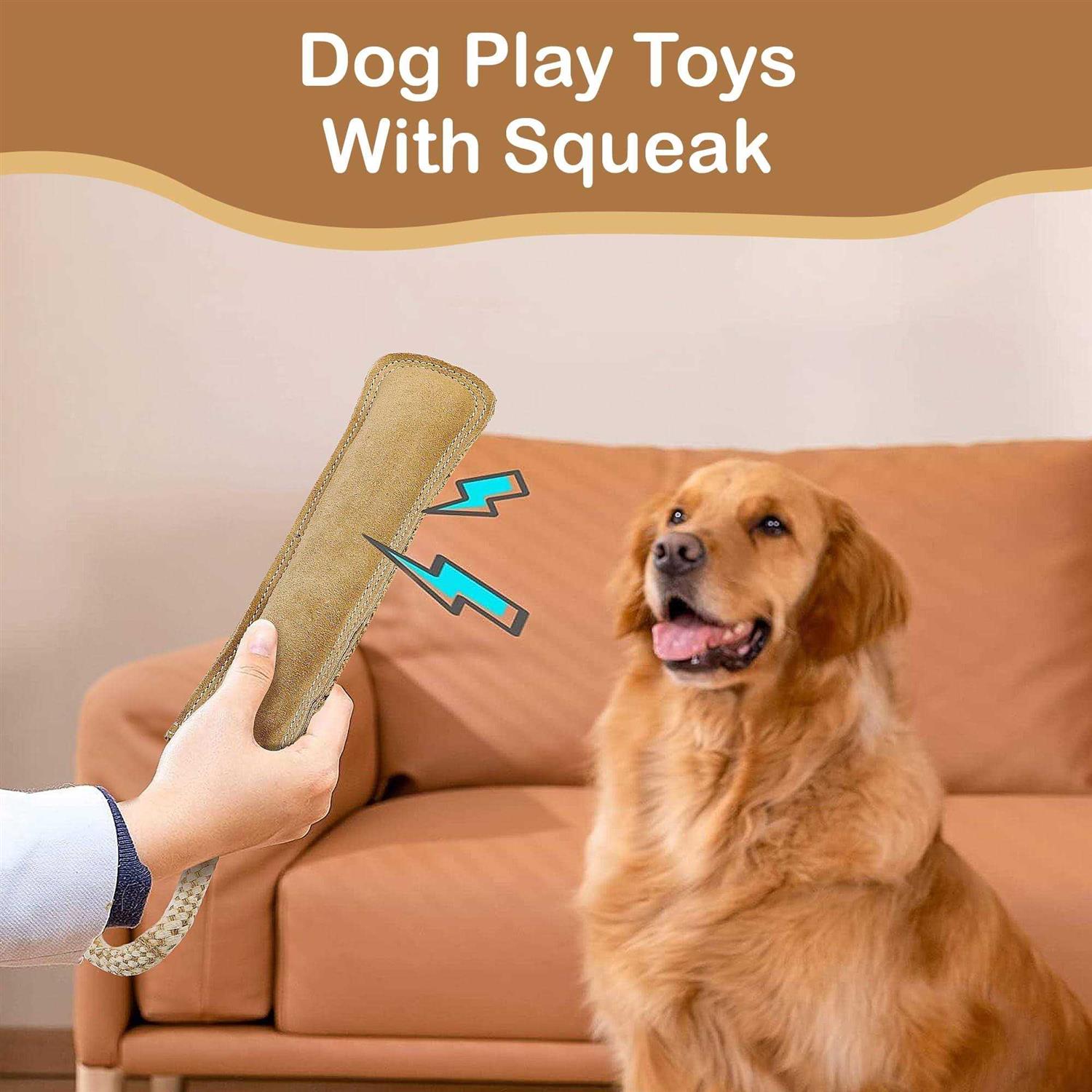 Spot Dura-Fused Leather Retriever Dog Toy