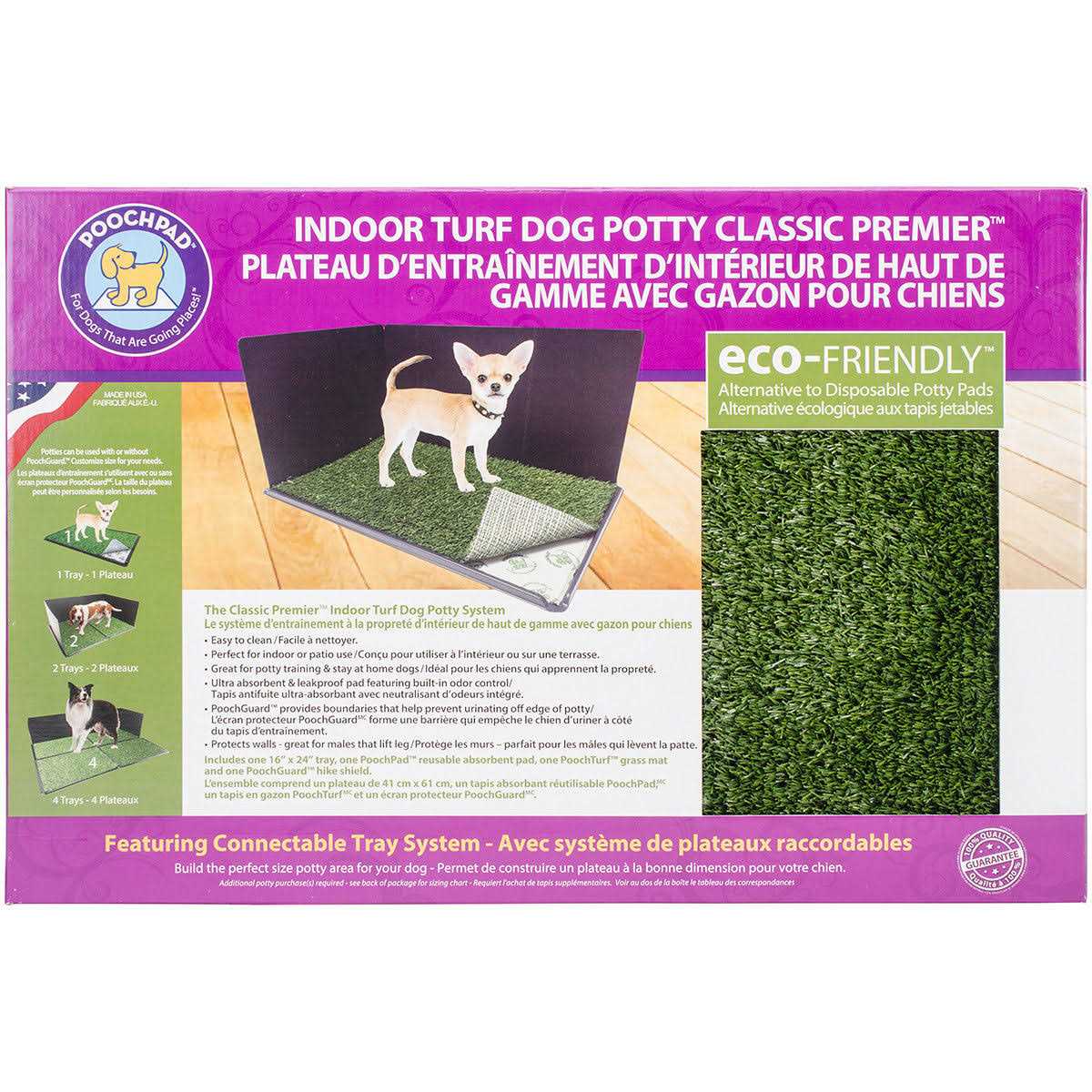 PoochPad Indoor Turf Dog Potty Classic Premier