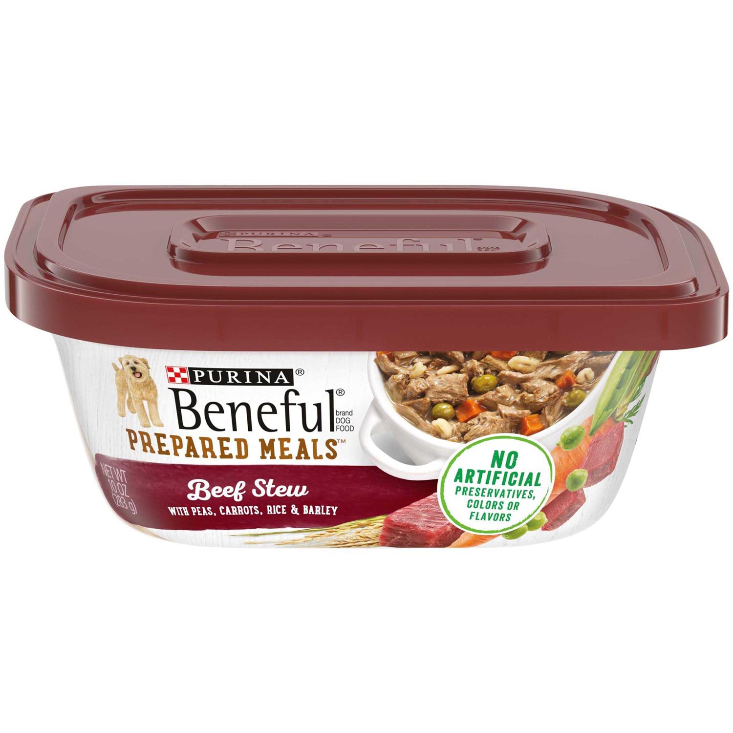 Purina Beneful Beef Stew Prepared Meals Dog Food