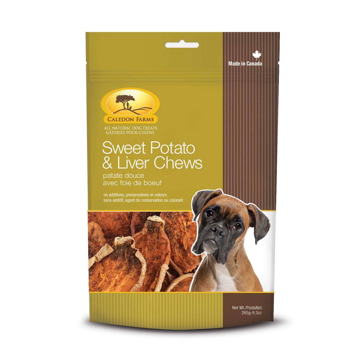 Caledon Farms Dog Treats Sweet Potato Chews with Liver