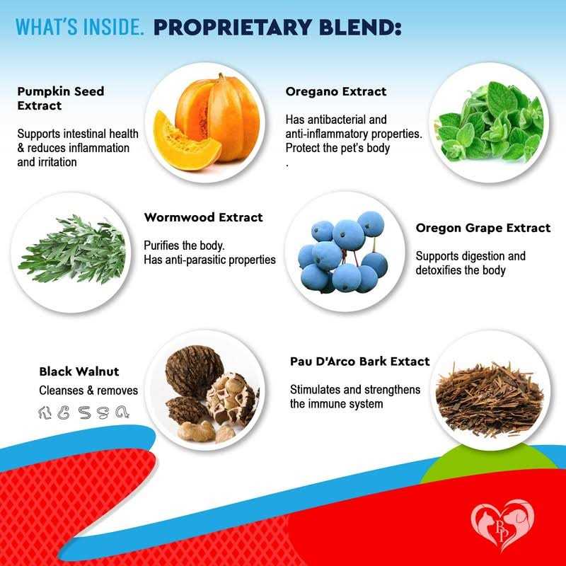 Beloved Pets Cats & Dogs Liquid Herbal Medicine & Natural Broad Spectrum Treatment for Tapeworm, Whipworm, Roundworm, and Hookworm