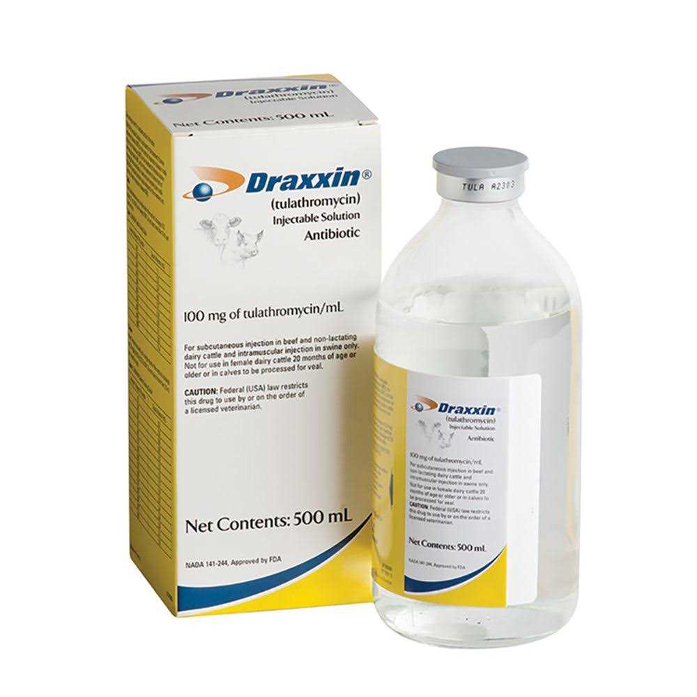 Draxxin – 50 mL, 100 250 500 ml | PetSmart