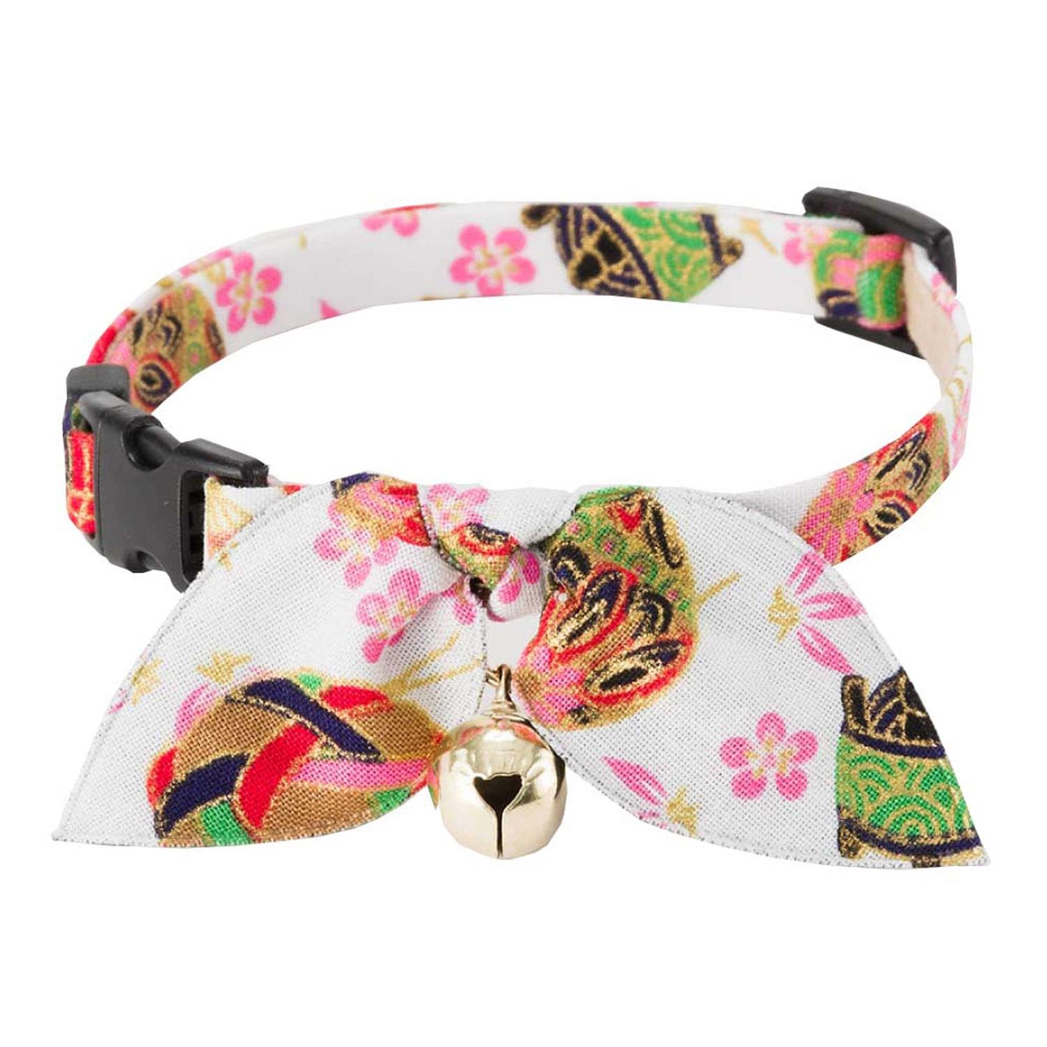 Necoichi Kimono Bow Tie Cat Collar