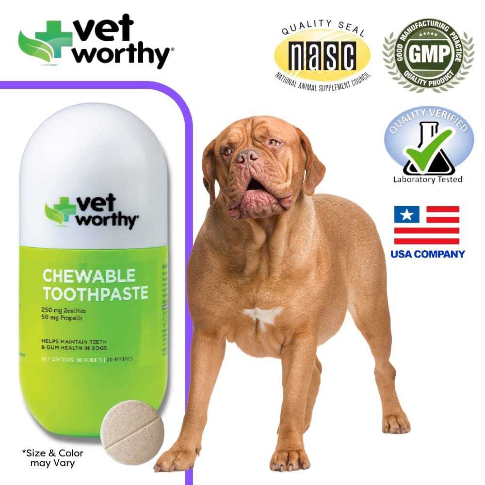 Vet Worthy Chewable Dog Toothpaste