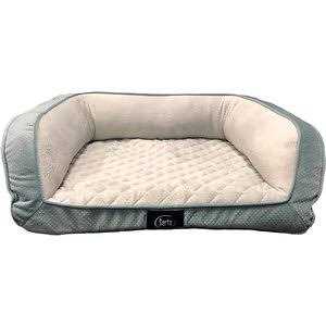 Serta Quilted Orthopedic Bolster Dog Bed w/Removable COVER