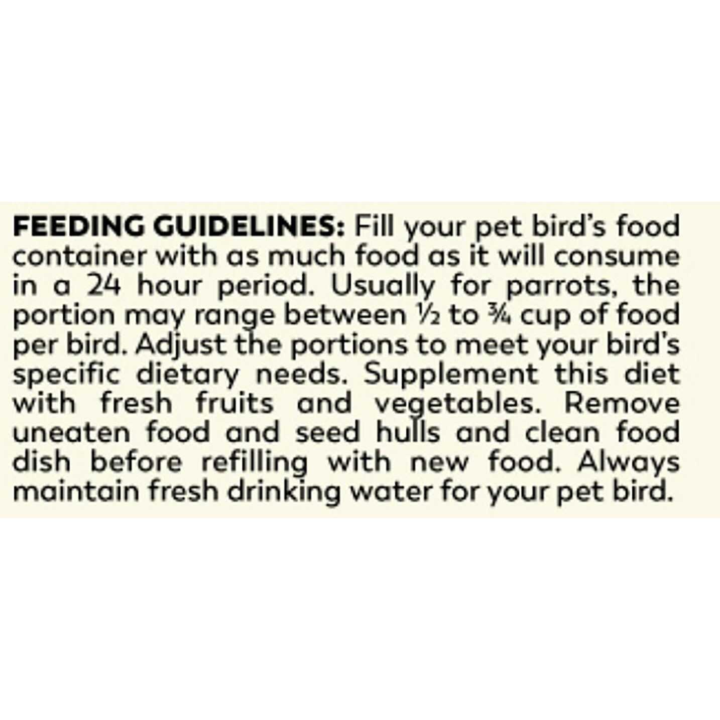 Higgins Safflower Gold Parrot Food