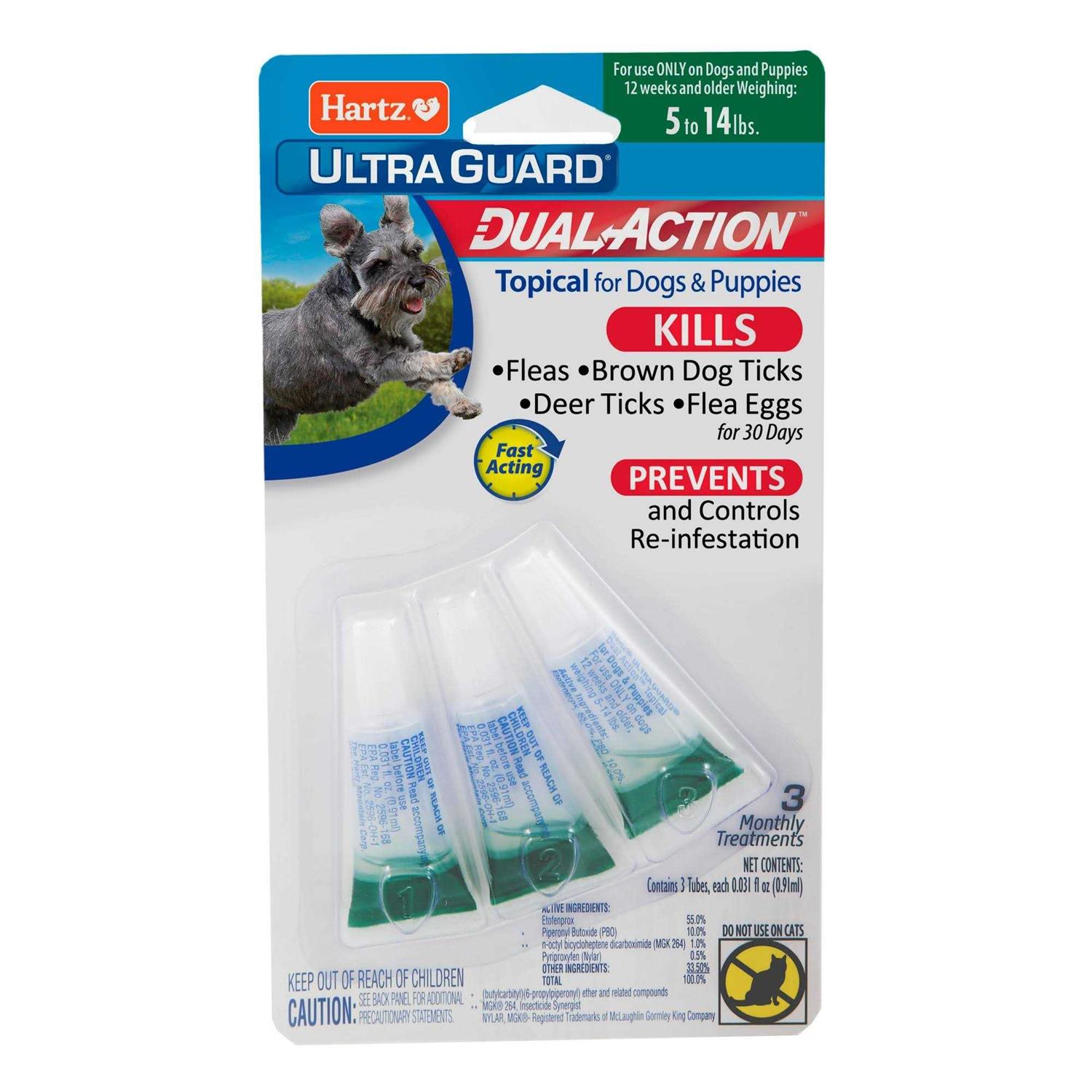 Hartz UltraGuard Dual Action Flea & Tick Topical Dogs