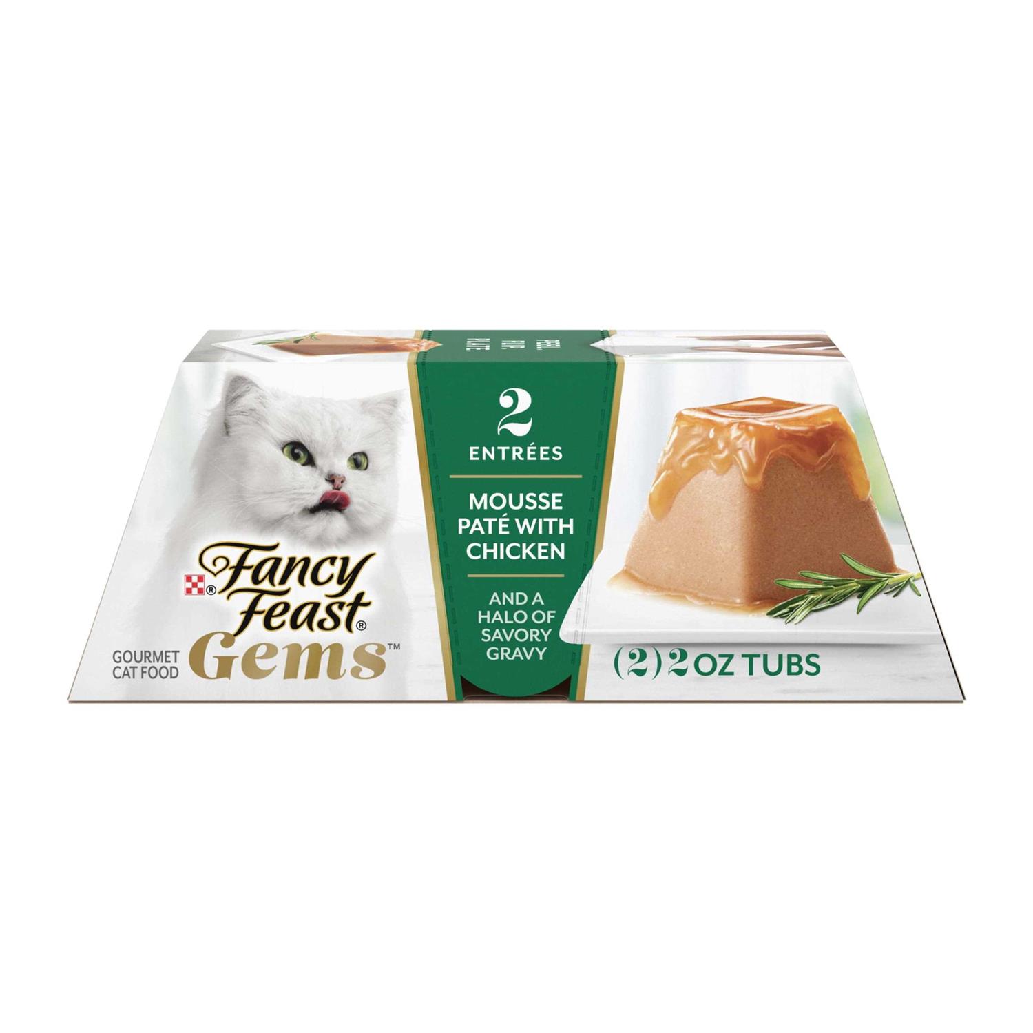 Fancy Feast Gems Mousse Pate Savory Gravy Wet Cat Food