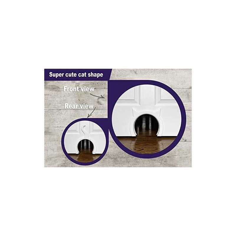 The Kitty Pass Interior Cat Door Hidden Litter Box Pet Door for Cats up to 21 lbs Pet Box