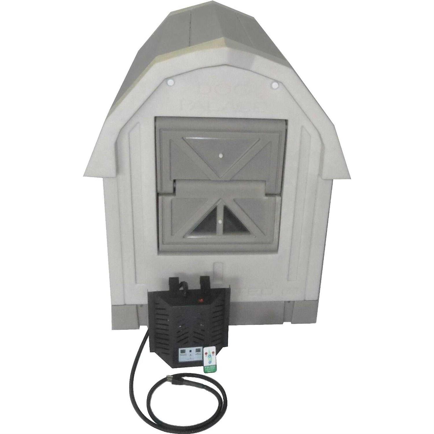 Dog Palace Insulated Dog House with Central Heater
