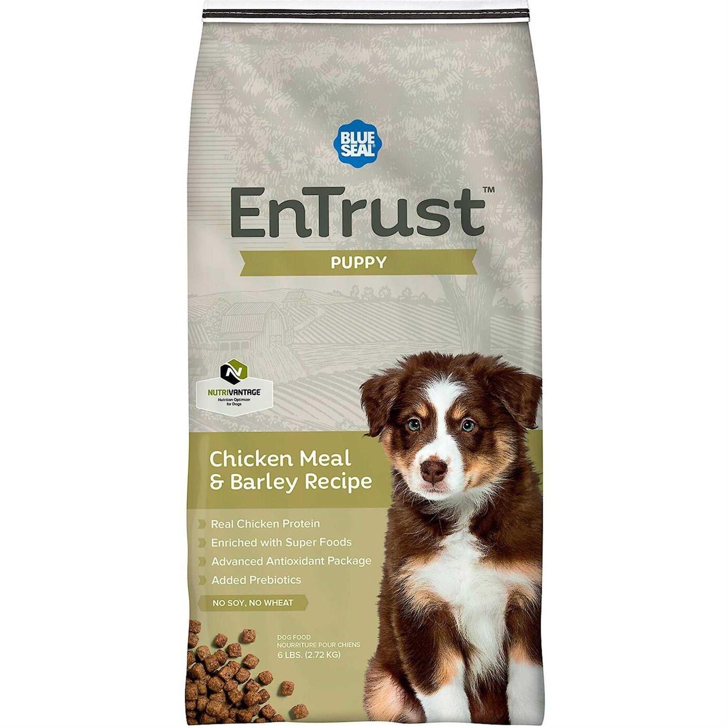 EnTrust Puppy Chicken Meal & Barley Recipe