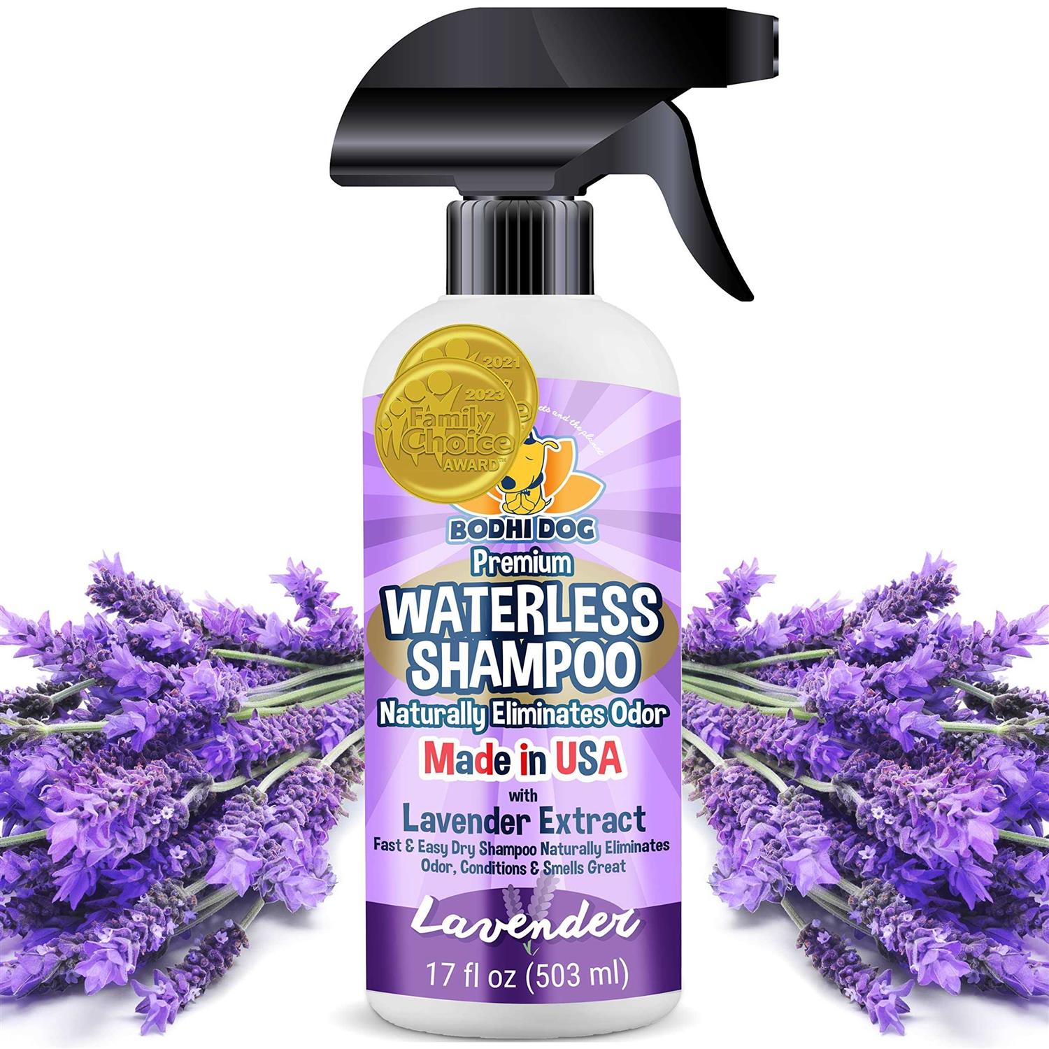Bodhi Dog Waterless Shampoo Natural Dry Shampoo for Dogs or Cats