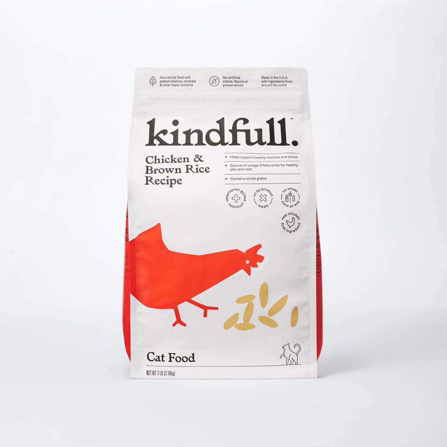 Kindfull Chicken and Brown Rice Dry Cat Food
