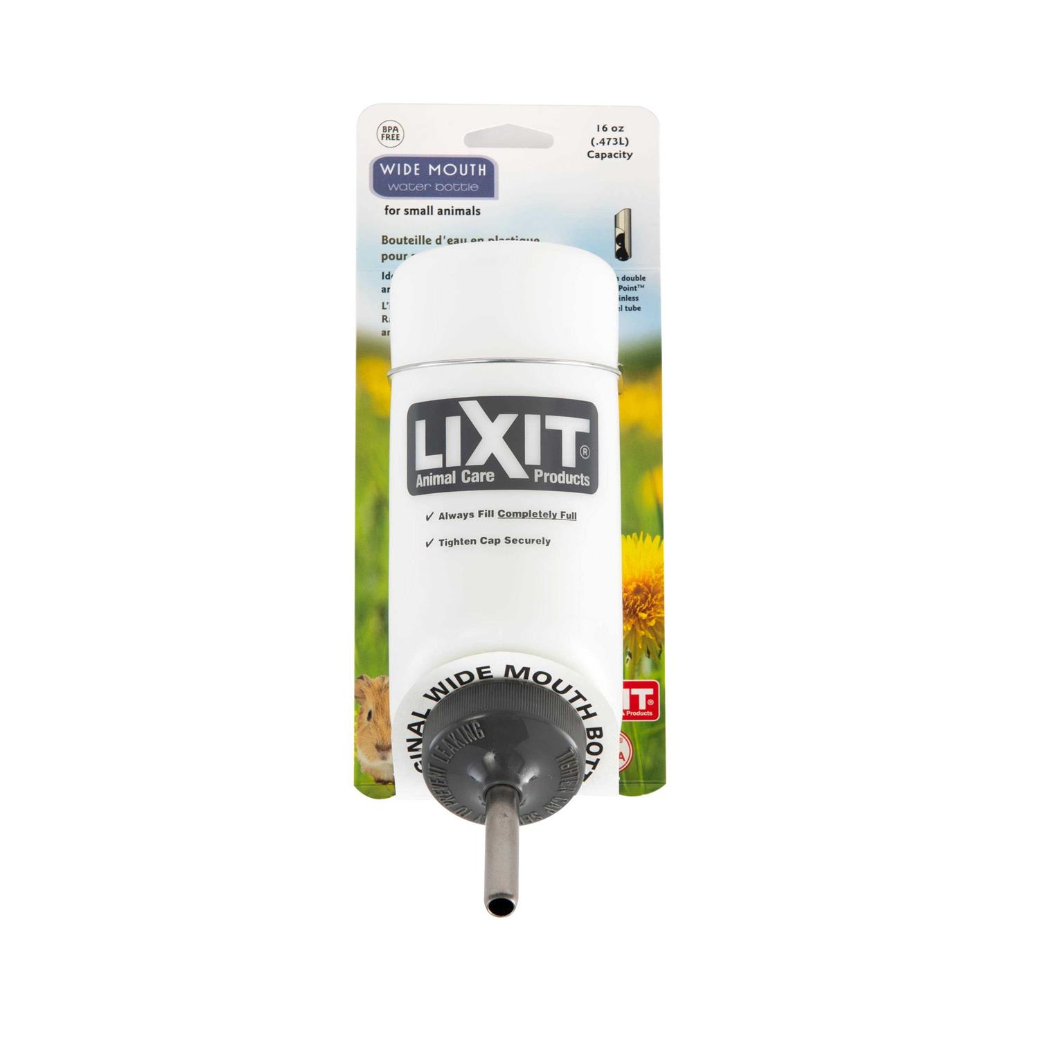 Lixit Wide Mouth Water Bottle