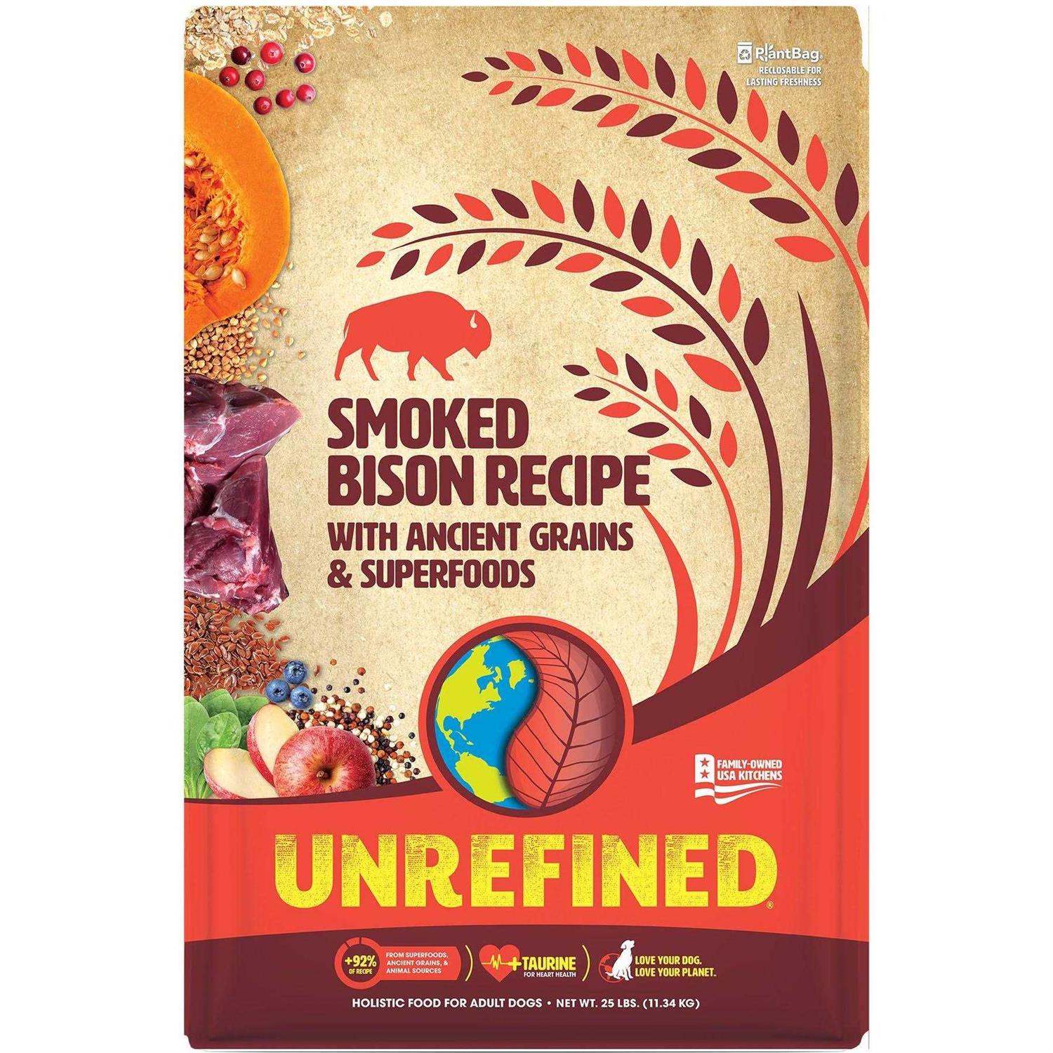 Earthborn Unrefined 25 lbs Holistic Unrefined Dog Food
