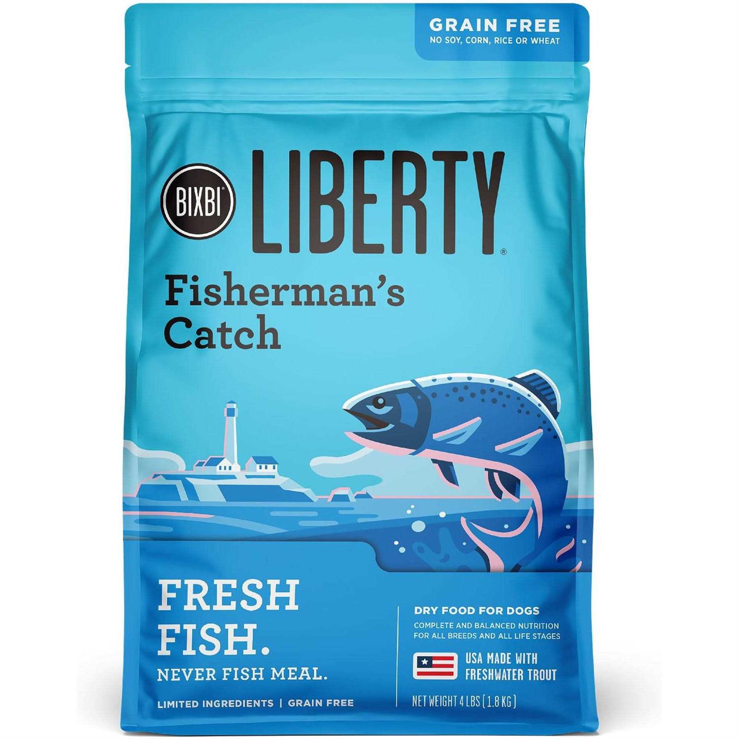 Bixbi Liberty Fisherman’s Catch Grain-Free Dry Dog Food