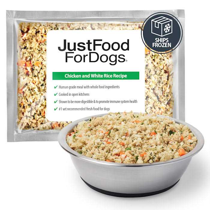 JustFoodForDogs Daily Diets Rice Frozen Dog Food