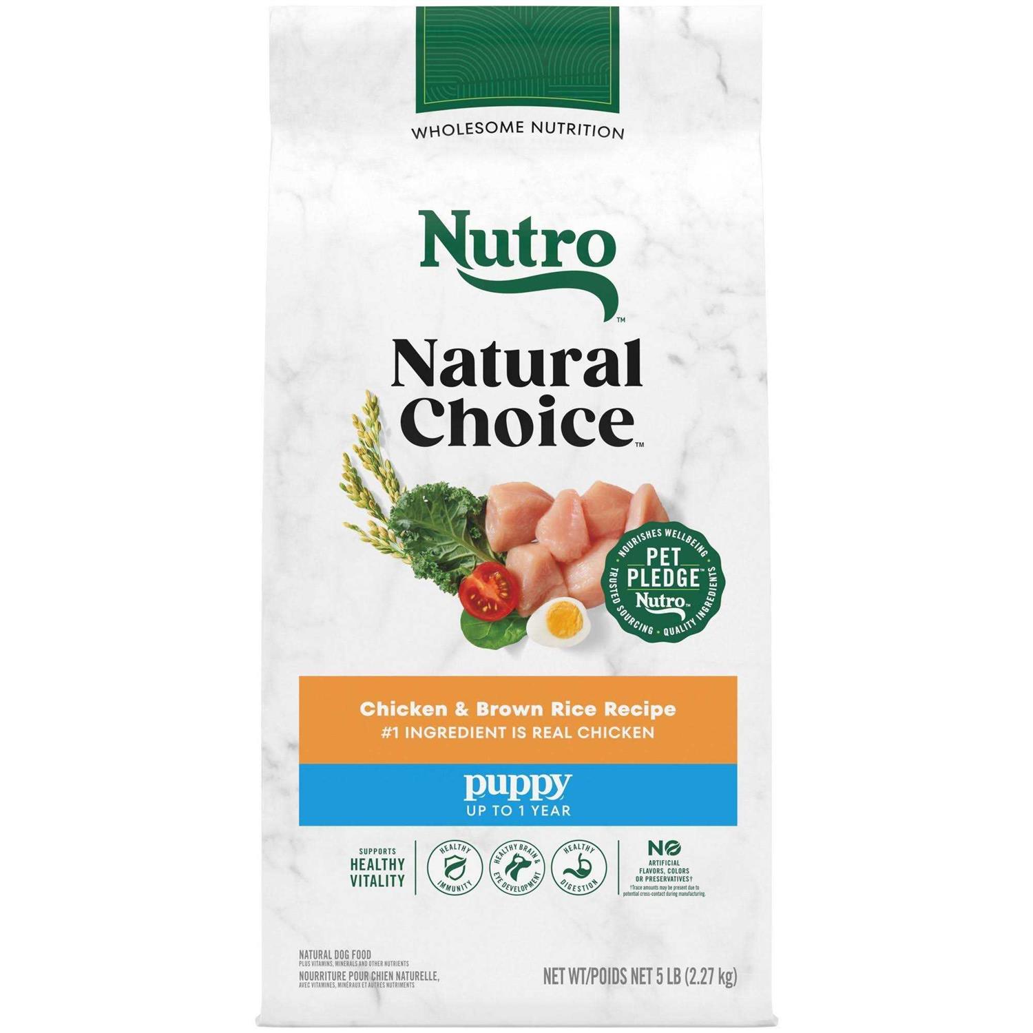 Nutro Natural Choice Puppy Chicken & Brown Rice Dog Food