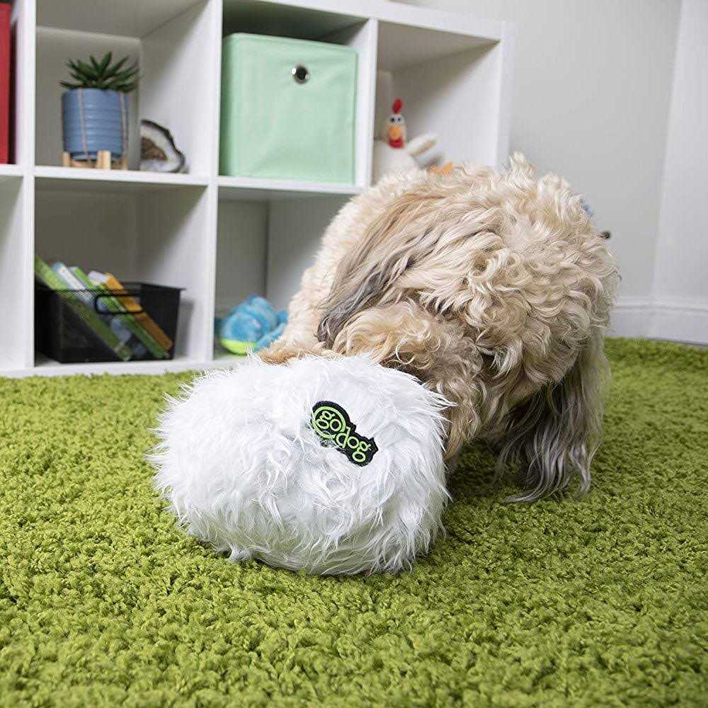 goDog Furballz Chew Guard Dog Toy