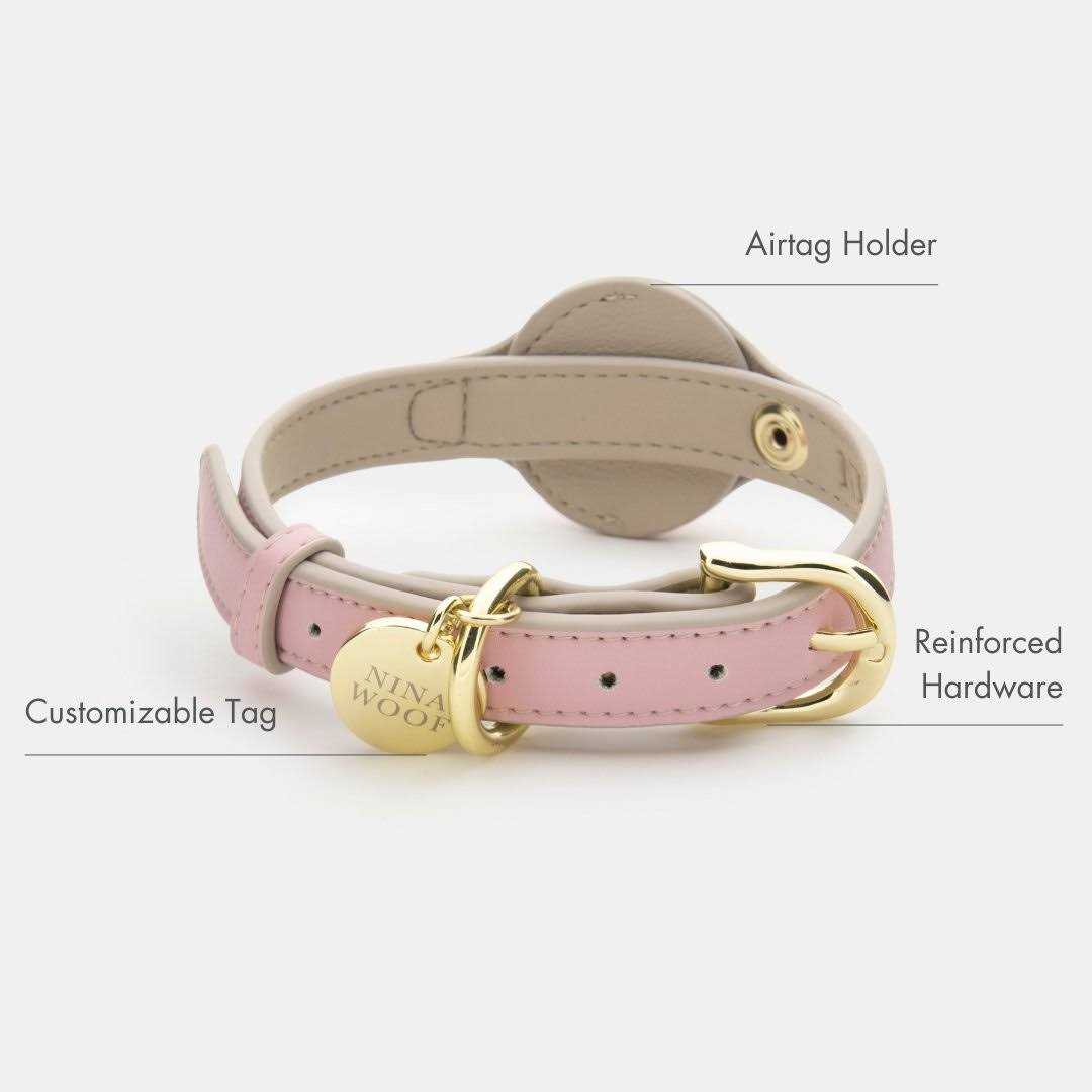NINA WOOF Cupertino Dog Collar compatible with Airtag 2021