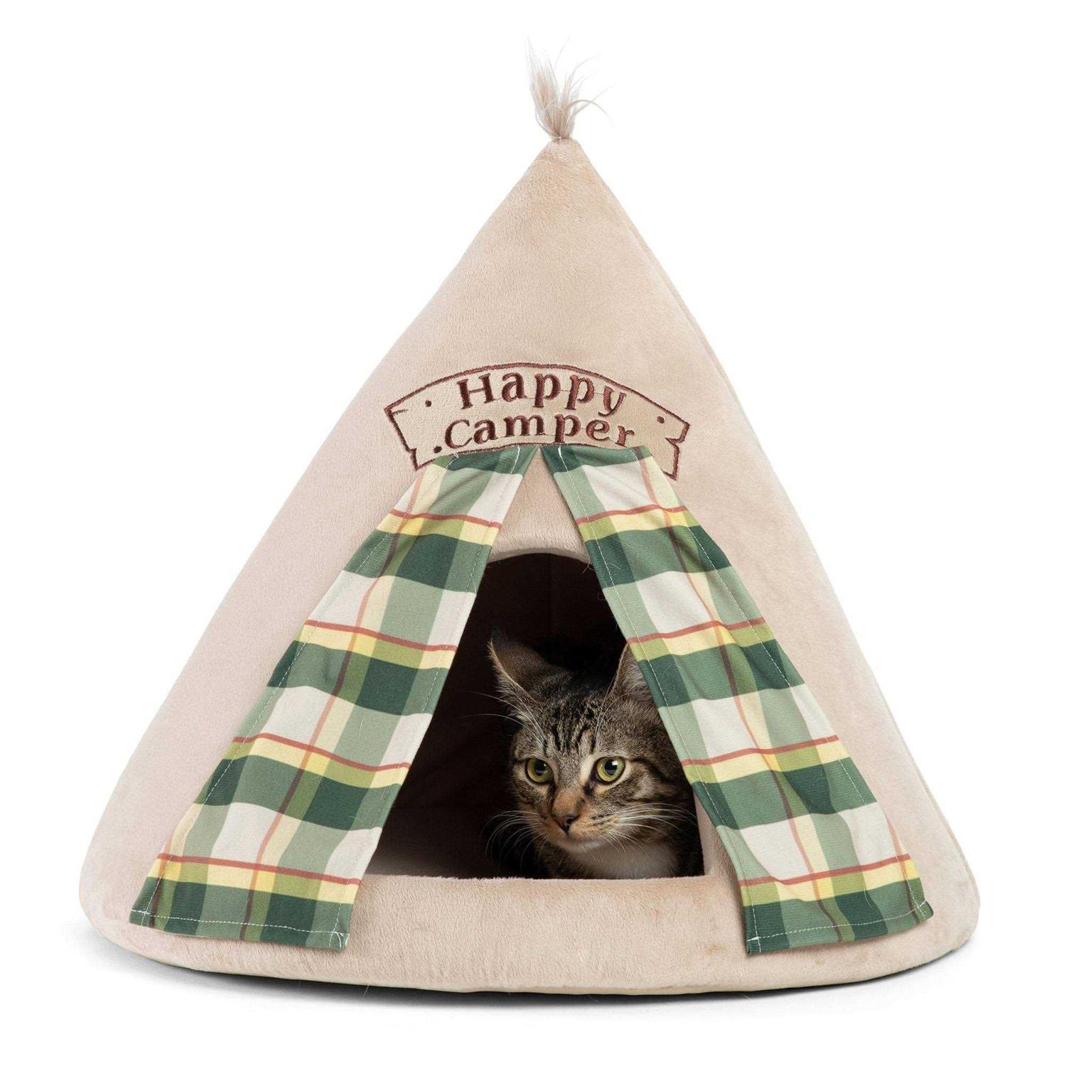 Best Friends by Sheri Novelty Meow Hut Happy Camper
