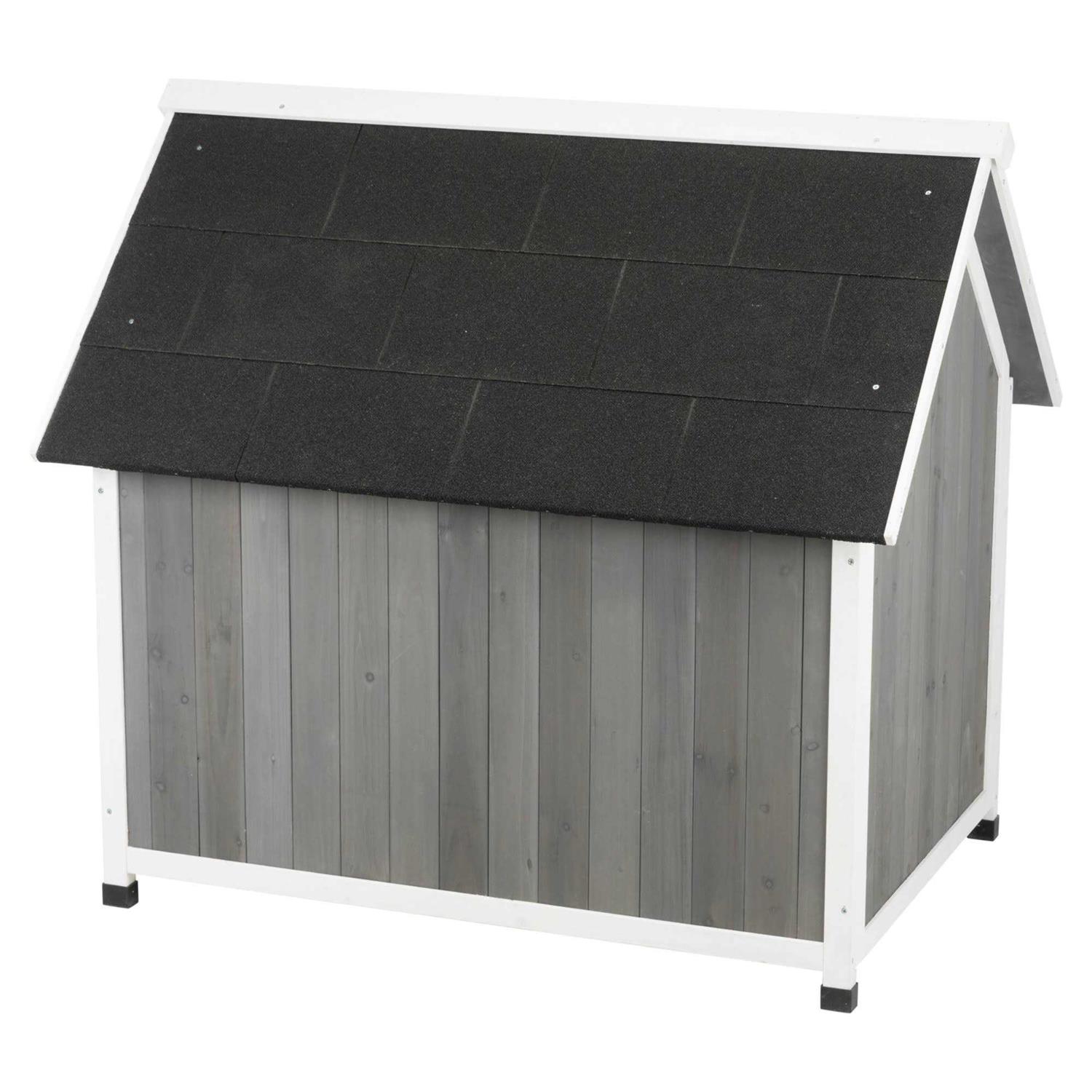 Trixie Pet Natura Barn Style Dog House Gray