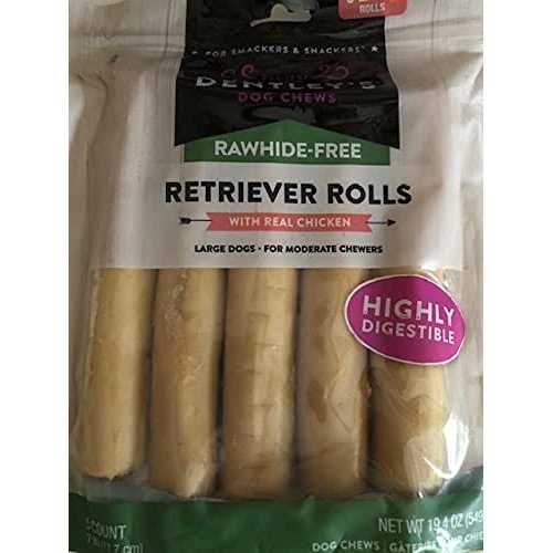 Dentley’s Rawhide Free Retriever Rolls 7 Dog