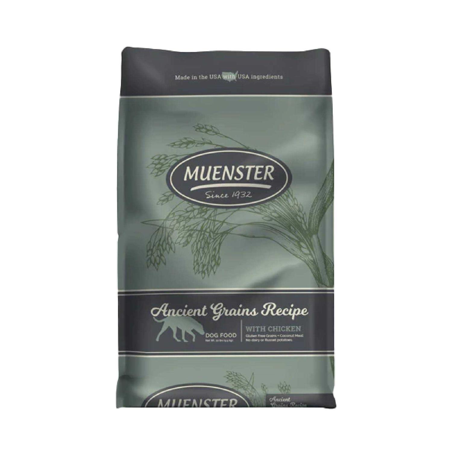 Muenster Ancient Grains with Chicken Dog Food