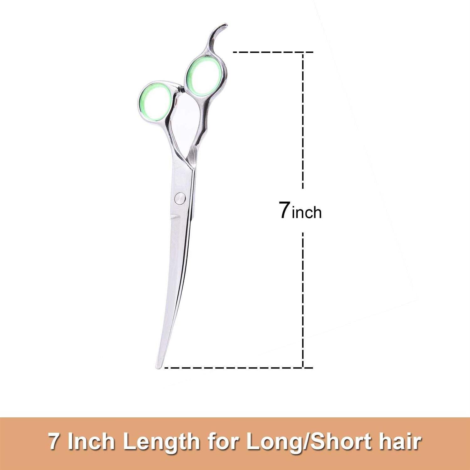 LovinPet Pet Grooming Scissors Professional Dog Cat Grooming Shears with Round Blunt Tip