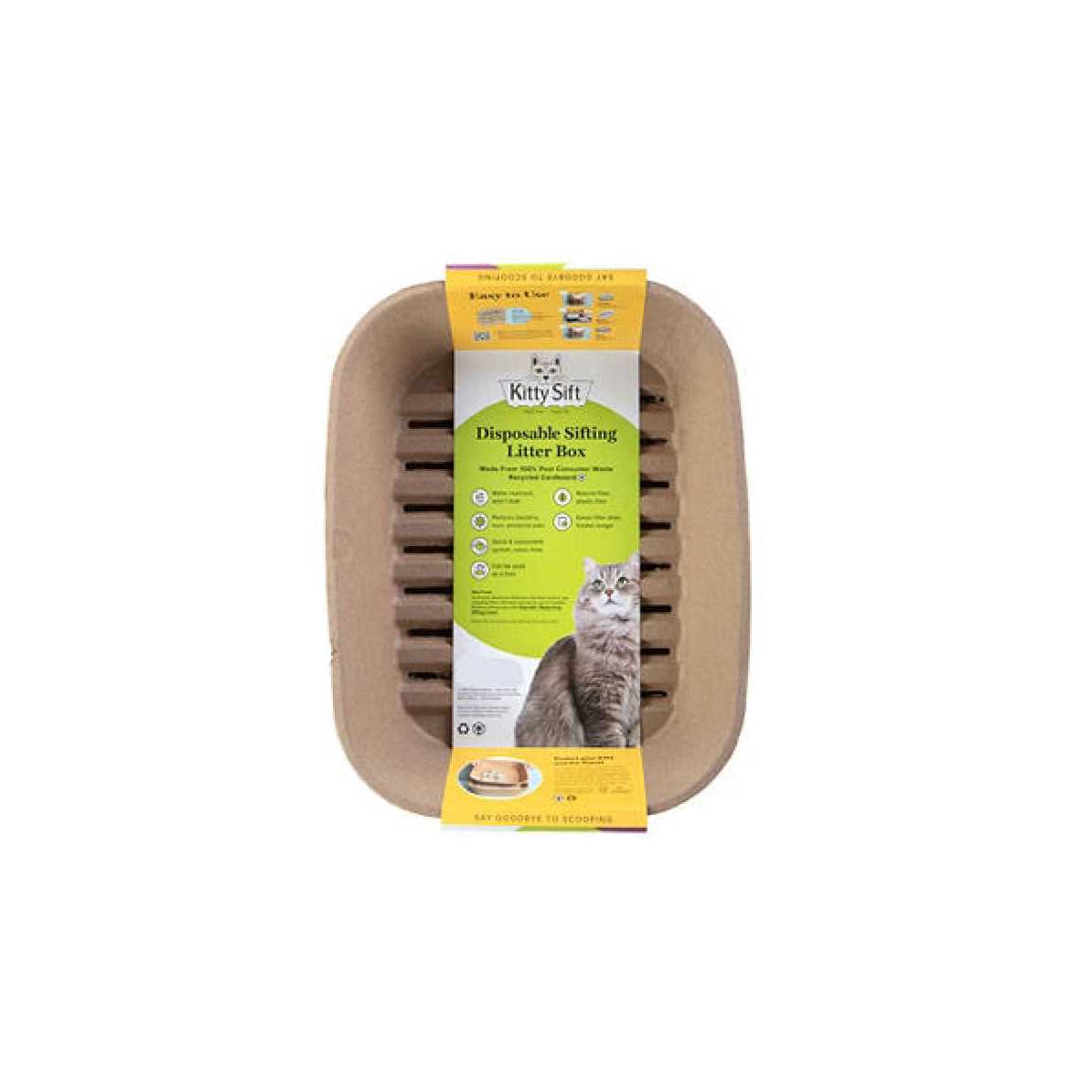 Kitty Sift Disposable Sifting Litter Box