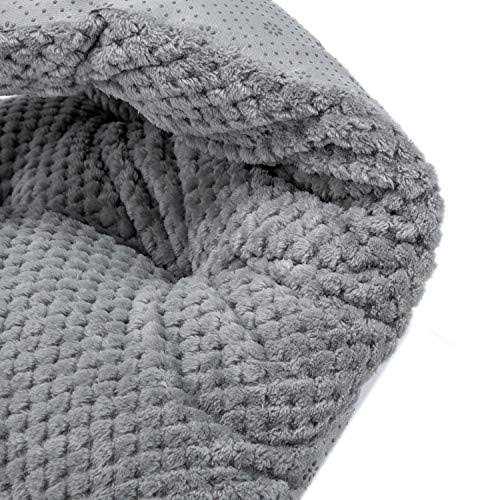 WONDER MIRACLE Fuzzy Deluxe Pet Beds, Super Plush Dog or Cat Beds Ideal for Dog Crates