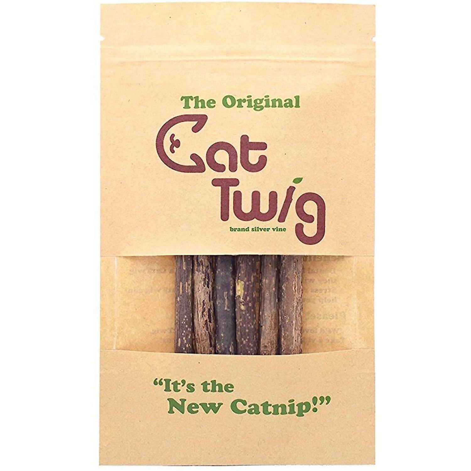 CatTwig Silver Vine Stick Cat Chew Toy