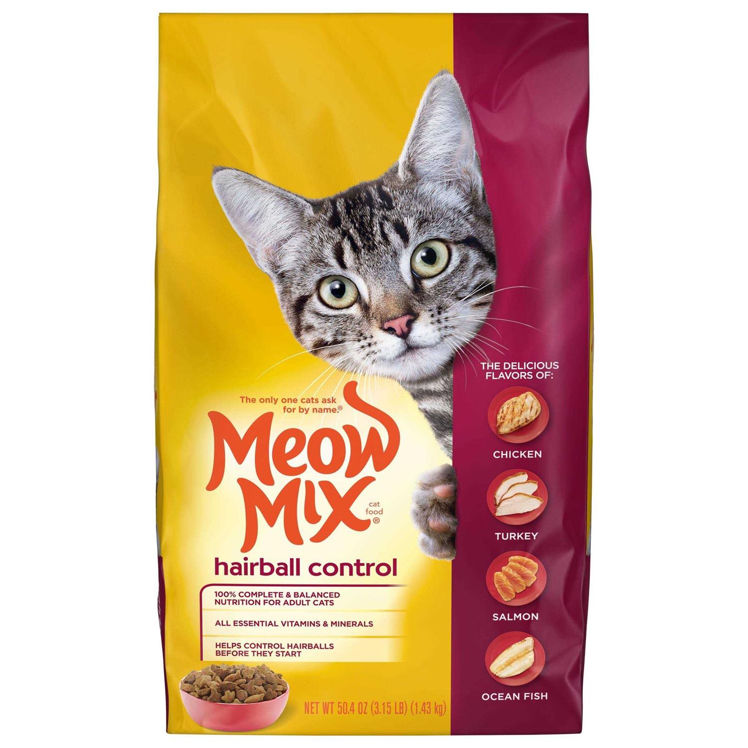 Meow Mix Hairball Control Dry Cat Food
