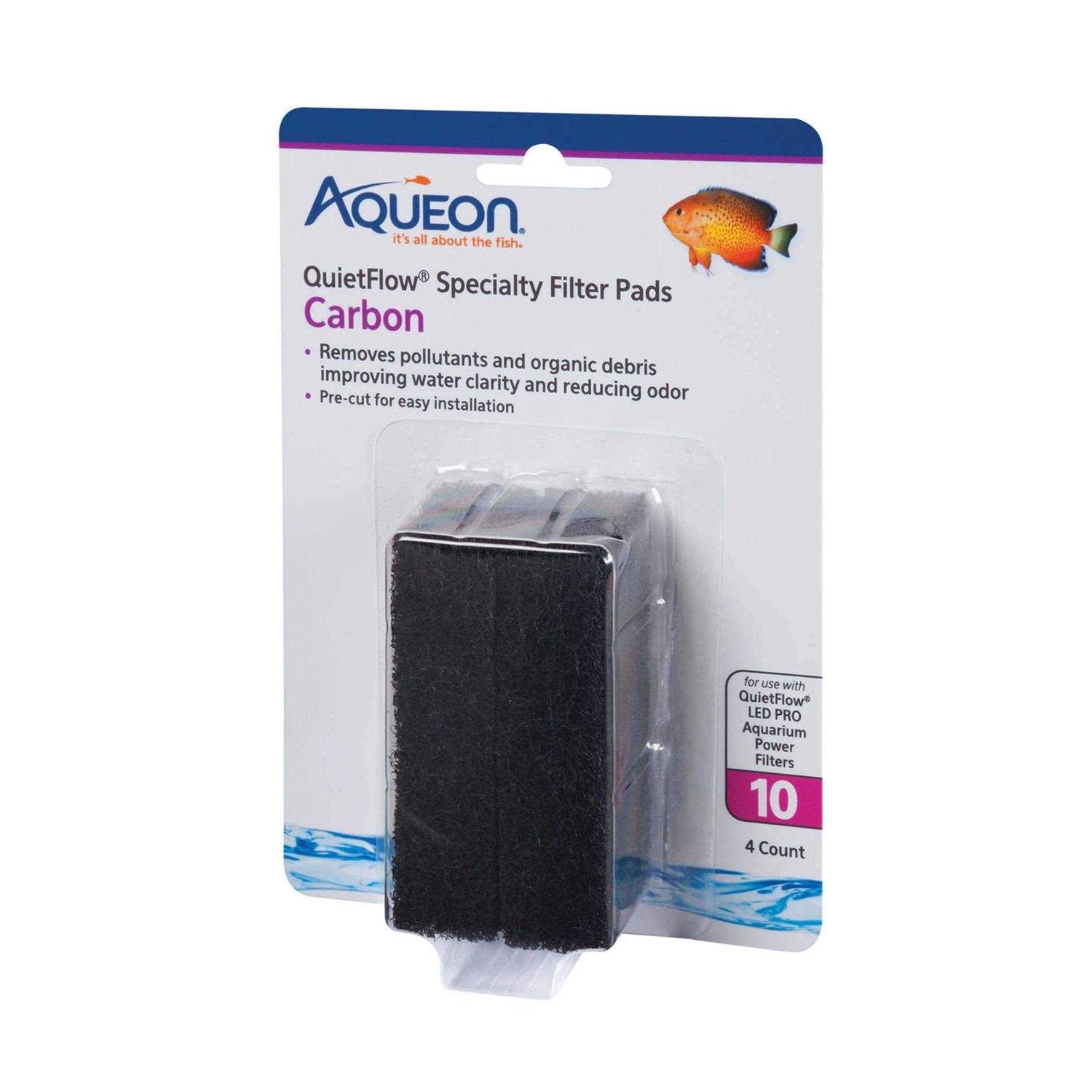 Aqueon QuietFlow Specialty Carbon 10 Filter Pads