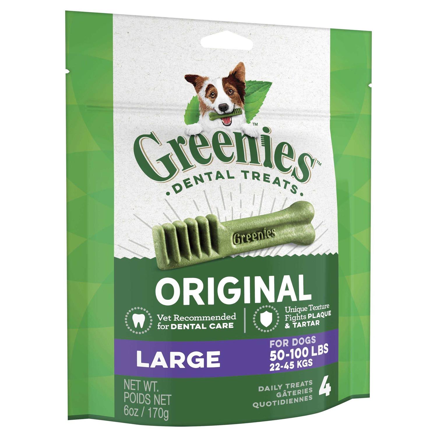 Greenies Original Large Dental Dog Treats
