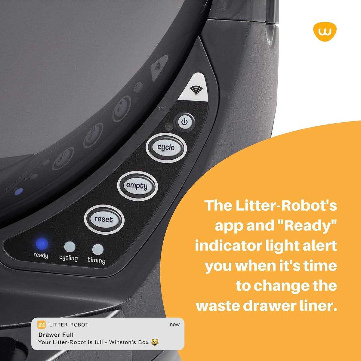 Litter-Robot Waste Drawer Liners by Whisker 50 Pack Litter Box Liners