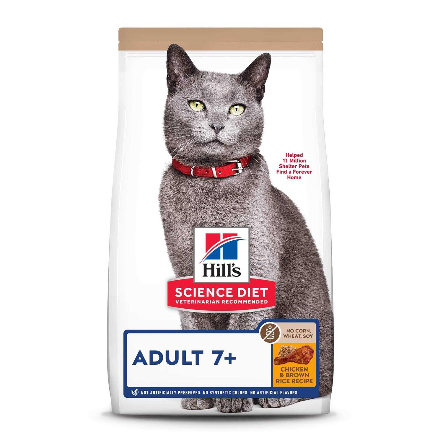Hill’s Science Diet 7+ No Wheat Corn Soy Cat Food