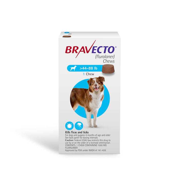 Bravecto Chews for Dogs 44-88 lbs