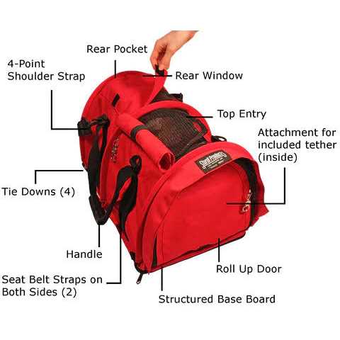 Sturdi Products SturdiBag Divided Pet Carrier