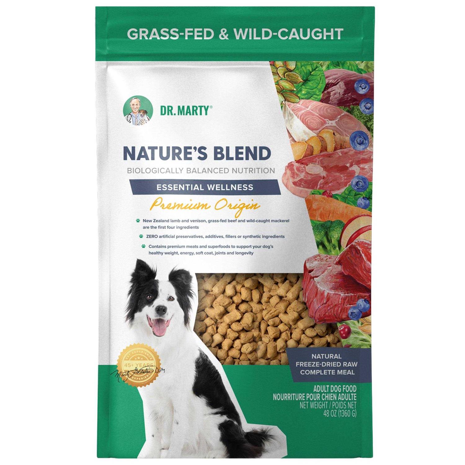 Dr. Marty Nature’s Blend Premium Origin Freeze-Dried Dog Food