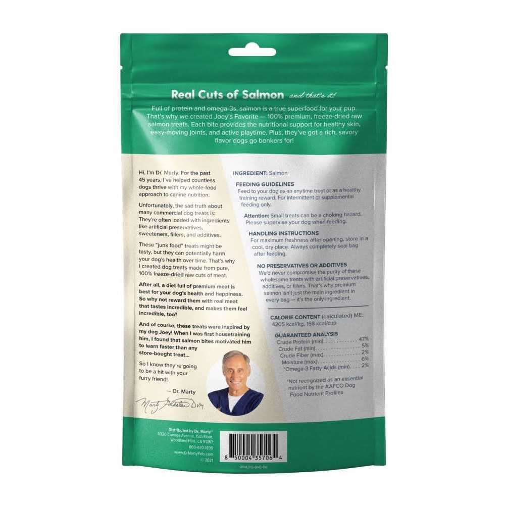 Dr. Marty Joey’s Favorite Salmon Dog Treat