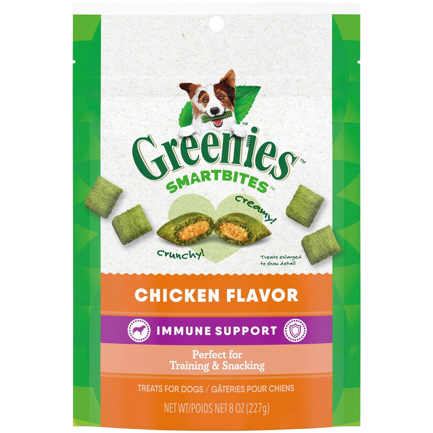Greenies Immune Support Crunchy & Soft Dog Treats Chicken