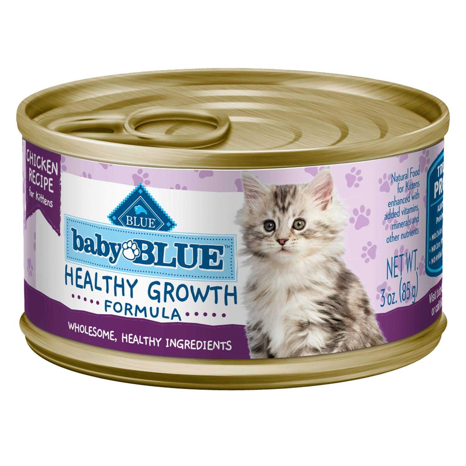 Blue Buffalo Baby Blue Wet Kitten Food Healthy Growth Formula Chicken
