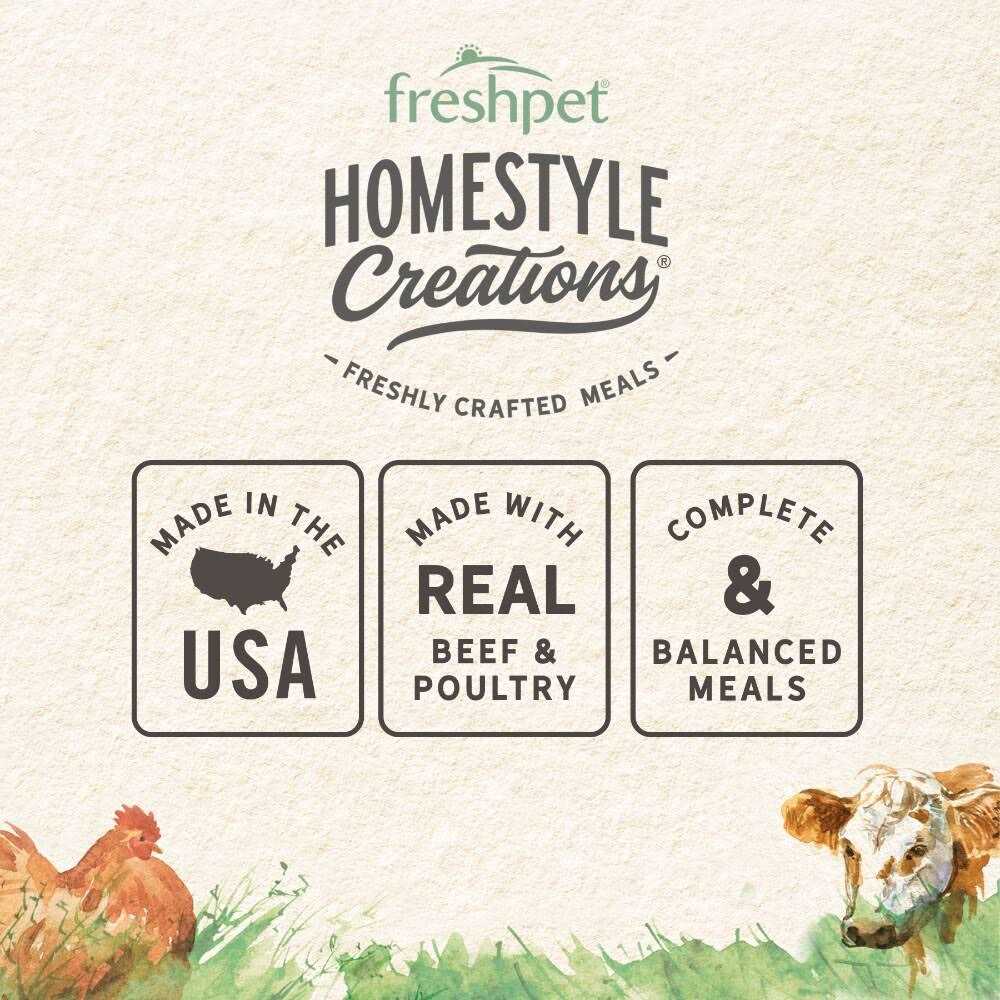 Freshpet Homestyle Creations Beef Chicken & Turkey Dog Food