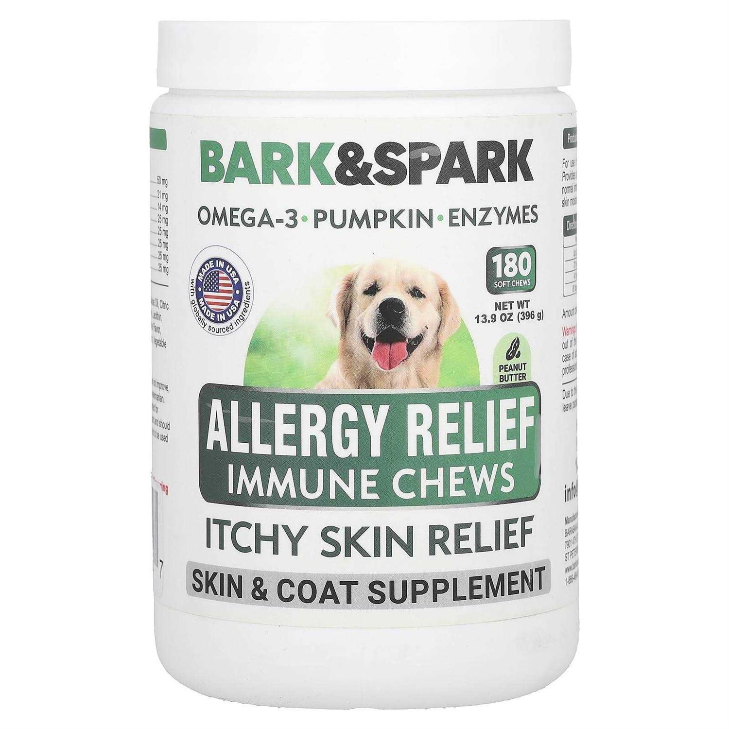 Bark&spark Allergy Relief Immune Chews Itchy Skin Relief
