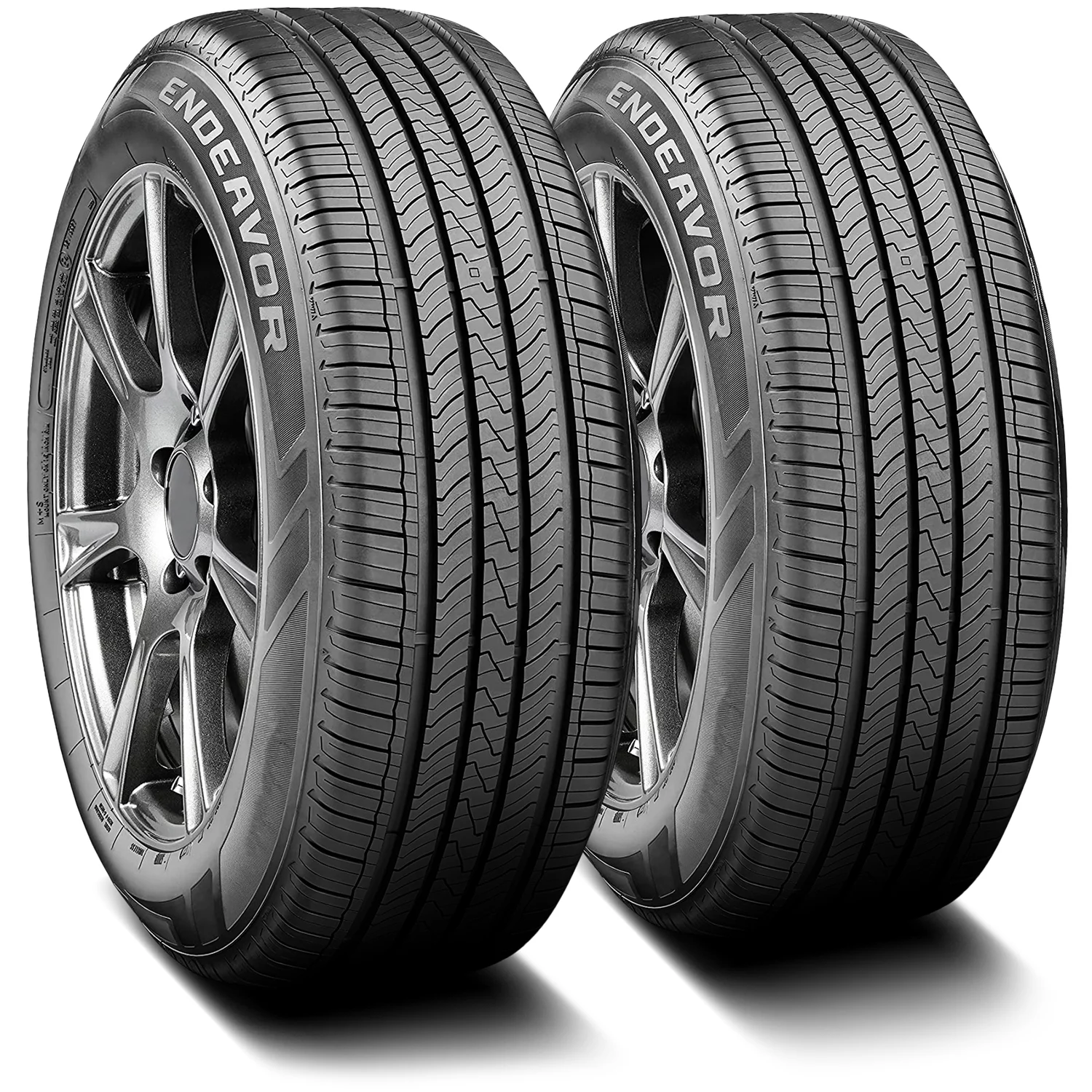 Pair of 2 (TWO) Cooper Endeavor 225/60R16 98H AS A/S All Season Tires Fits: 2010 Subaru Outback 2.5i. 2005 Subaru Outback i