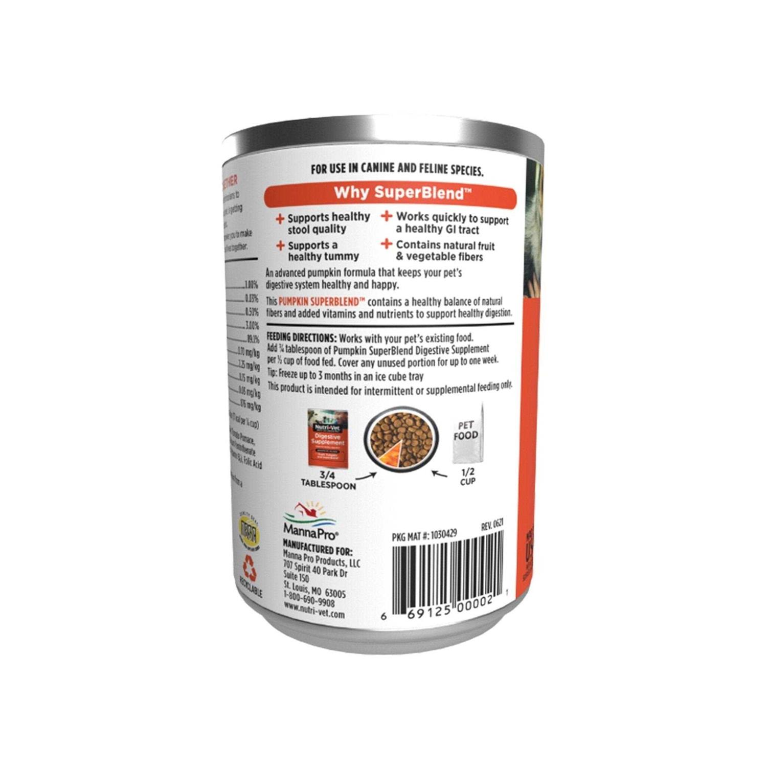 Nutri-Vet Digestive Support Pumpkin Dog Supplement