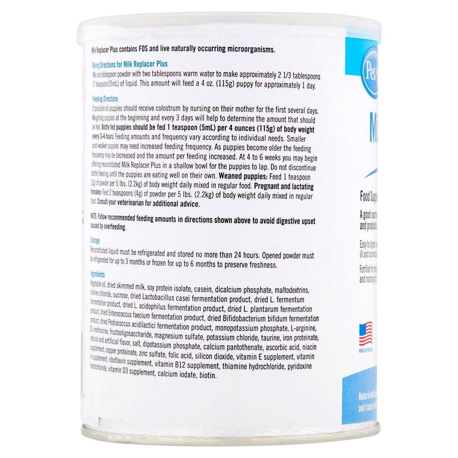 Petag Milk Replacer Plus for Puppies